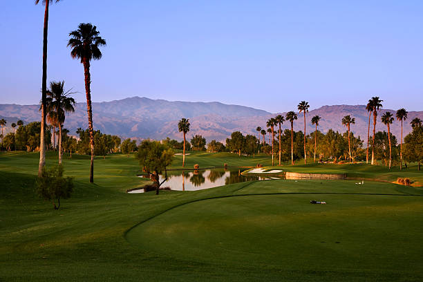 Early Morning Golf stock photo