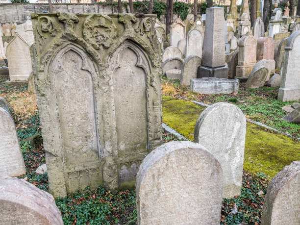 istock Old Jewish Cemetery from 1787, Prague 916944256