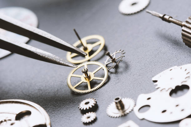 istock parts of automatic wristwatch 916944730