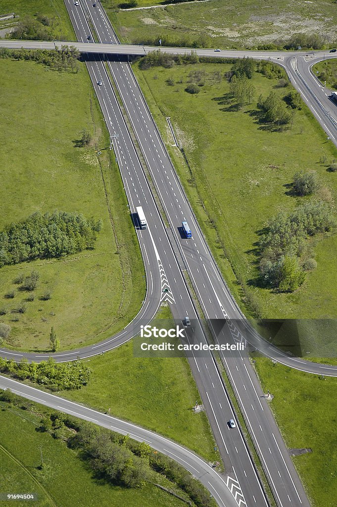 공중 뷰 프랑스 수탁인이 고속도로 - 로열티 프리 프랑스 스톡 사진