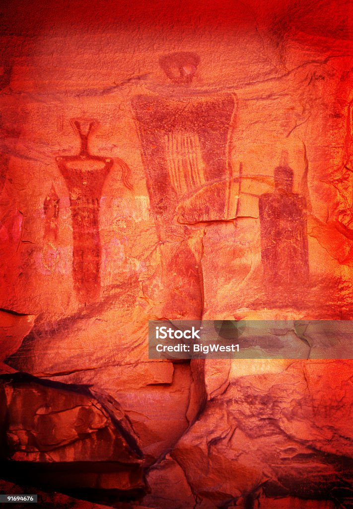 Anasazi Petroglyph - Foto de stock de Reserva Indígena de Havasupai royalty-free