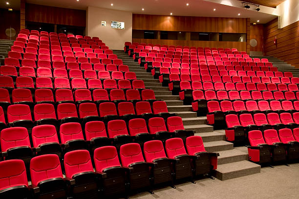 theater or theatre ready for show stock photo