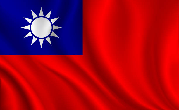 Taiwan flag background Taiwan flag background taiwanese flag stock illustrations