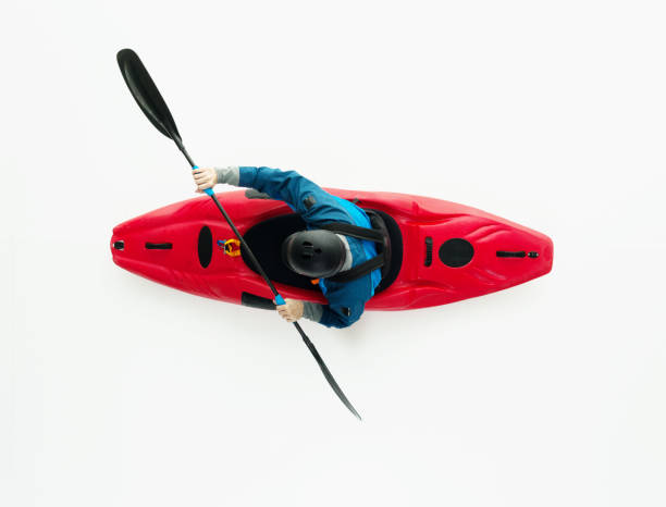 istock Above view of male kayaker 916955576