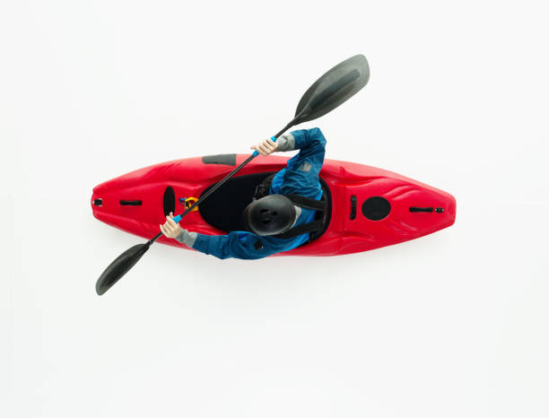 istock Above view of male kayaker 916955578