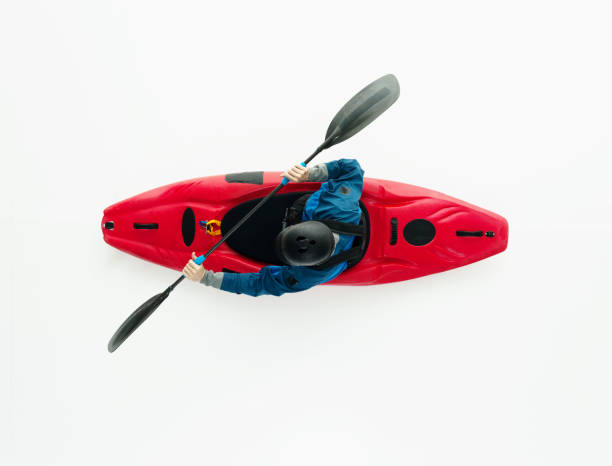 istock Above view of male kayaker 916955582