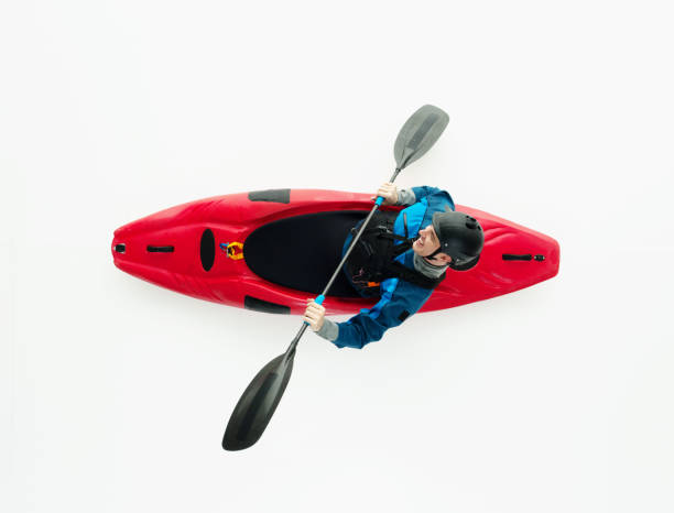 istock Above view of male kayaker 916955692
