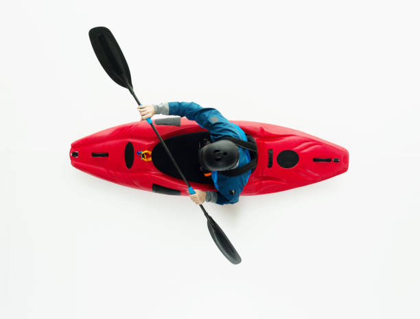 istock Above view of male kayaker 916955694
