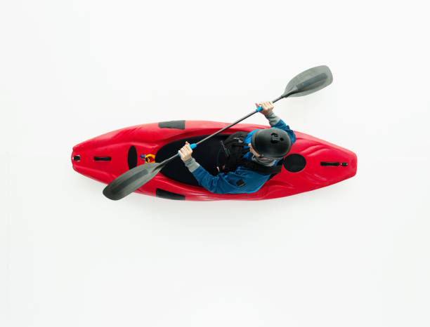 istock Above view of male kayaker 916955696