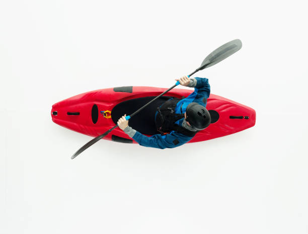 istock Above view of male kayaker 916955702