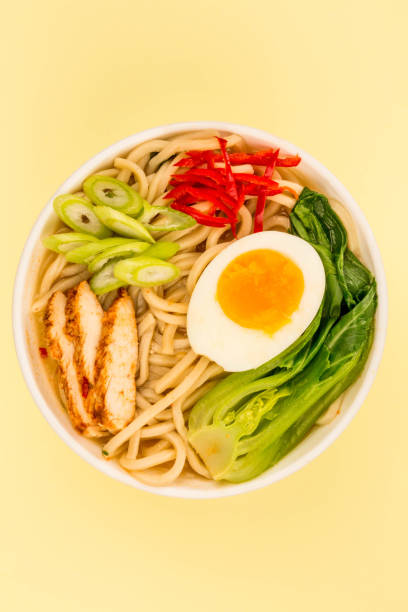 istock Japanese Style Chicken Udon Noodle Broth or Soup 916955858