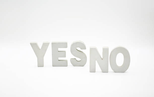 istock yes or no block word 916956294