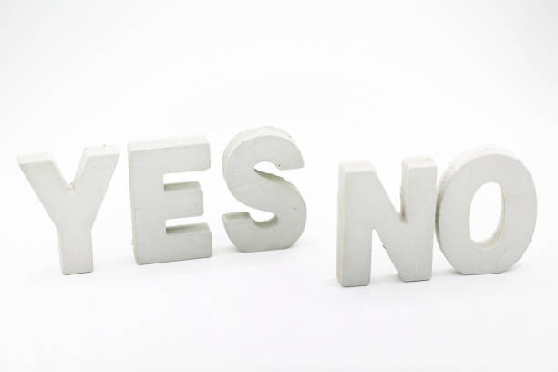 istock yes or no block word 916956374