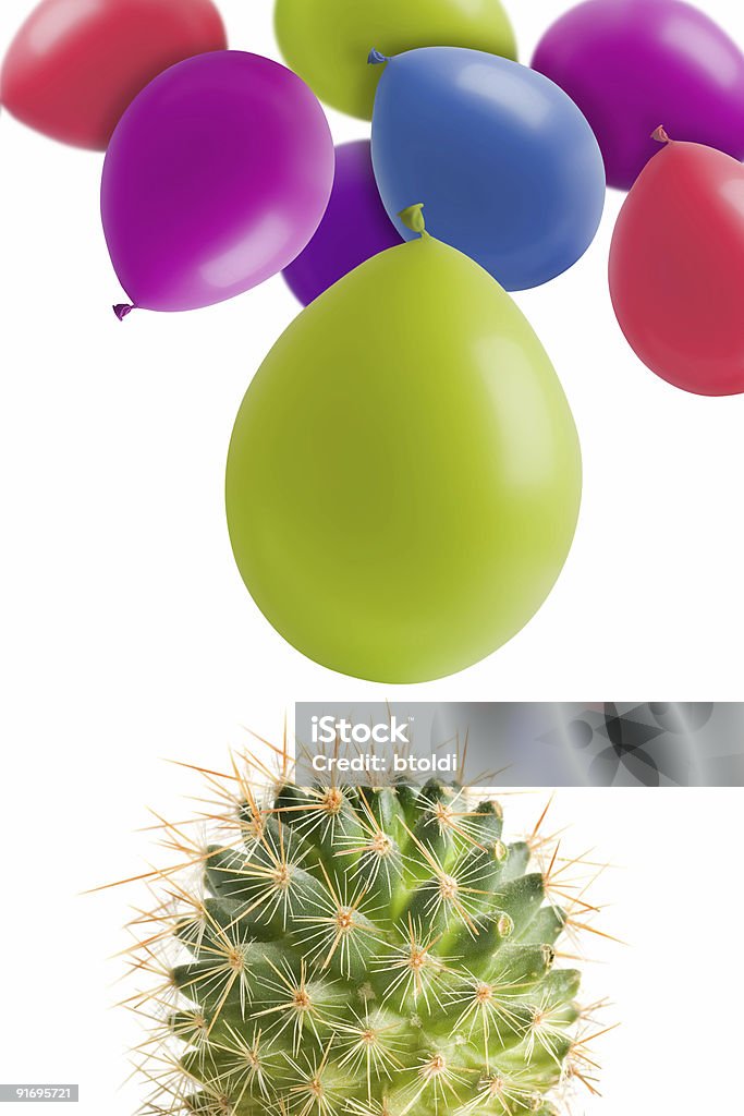 Cactus et ballons - Photo de Ballon de baudruche libre de droits