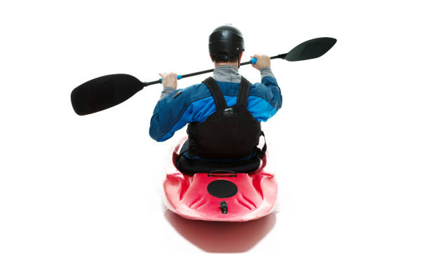 istock Male Kayaker isolated on white 916959720