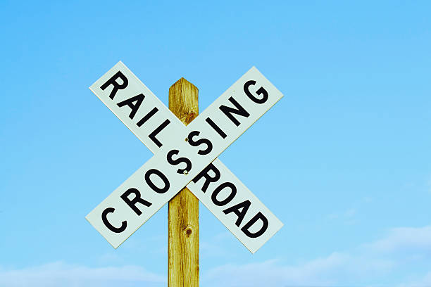 istock Railroad Crossing Sign 91696032