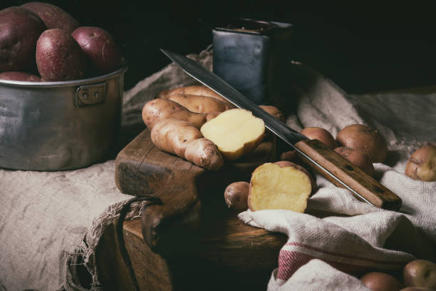 istock Variety of raw potatoes 916963080