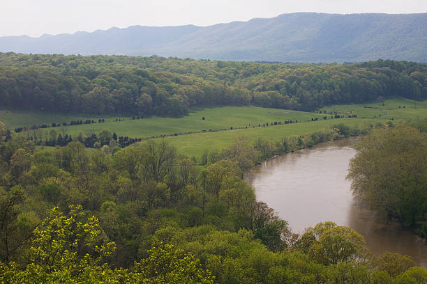 rzeka dolina - shenandoah river valley zdjęcia i obrazy z banku zdjęć