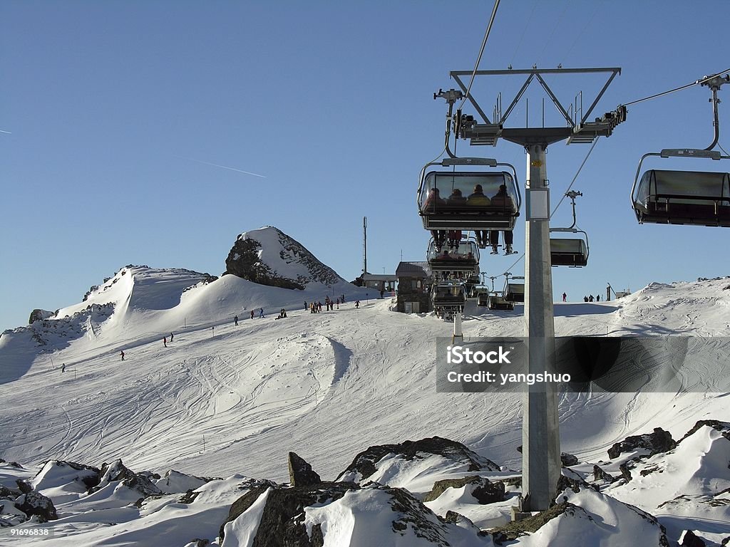 Ski lift - Lizenzfrei Ischgl Stock-Foto