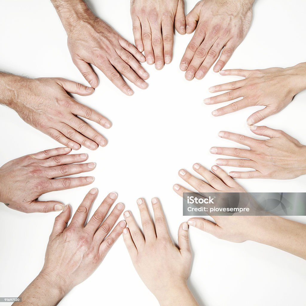 Mani del gruppo - Foto stock royalty-free di Accordo d'intesa