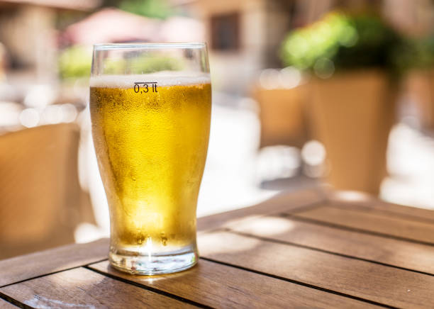 istock Glass of light beer. 916973050