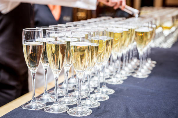 istock Glasses of champagne. 916973120