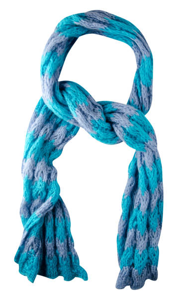 istock Scarf isolated on white background.Scarf  top view 916976282