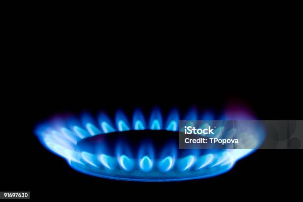 Flame Of Gas Stock Photo - Download Image Now - Camping Stove, Flame, Stove