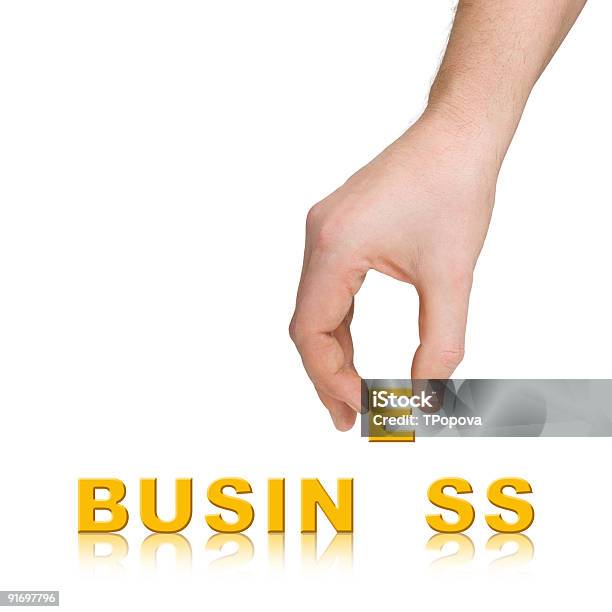 Hand And Word Business Stock Photo - Download Image Now - A Helping Hand, Activity, Adult