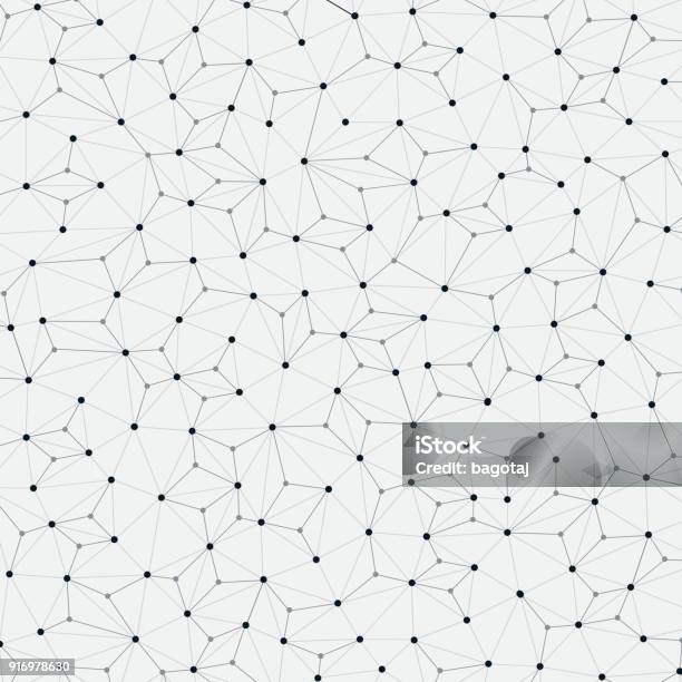 Network Connection Pattern Network Connections Pattern Stock Illustration - Download Image Now ...