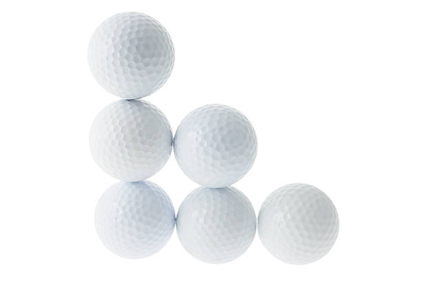 istock Stacks of Golf Balls 91698259