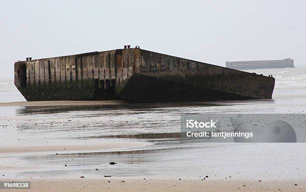 포기됨 World War Ii 폰툰 아로망슈레방 프랑스 0명에 대한 스톡 사진 및 기타 이미지 - 0명, Allied Forces, D Day