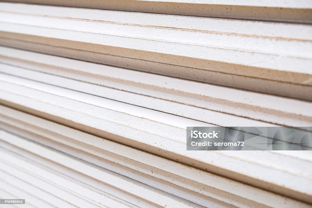 Drywall Stack The Stack Of Drywall Stock Photo - Download Image Now - Backgrounds ...
