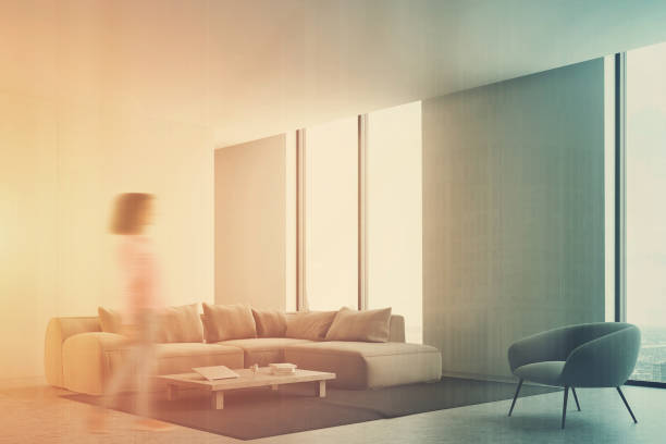 istock White living room interior corner blurred 916985956
