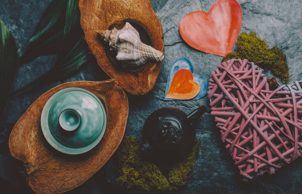 istock hearts and tea love background natural beauty 916985970