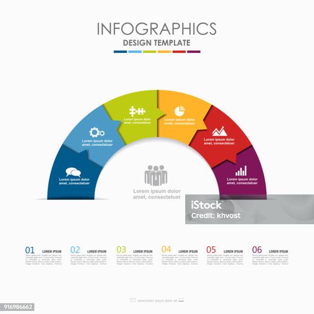 Infographic Template Vector Illustration Used For Workflow Layout Diagram Business Step Options Banner Web Design Stock Illustration - Download Image Now