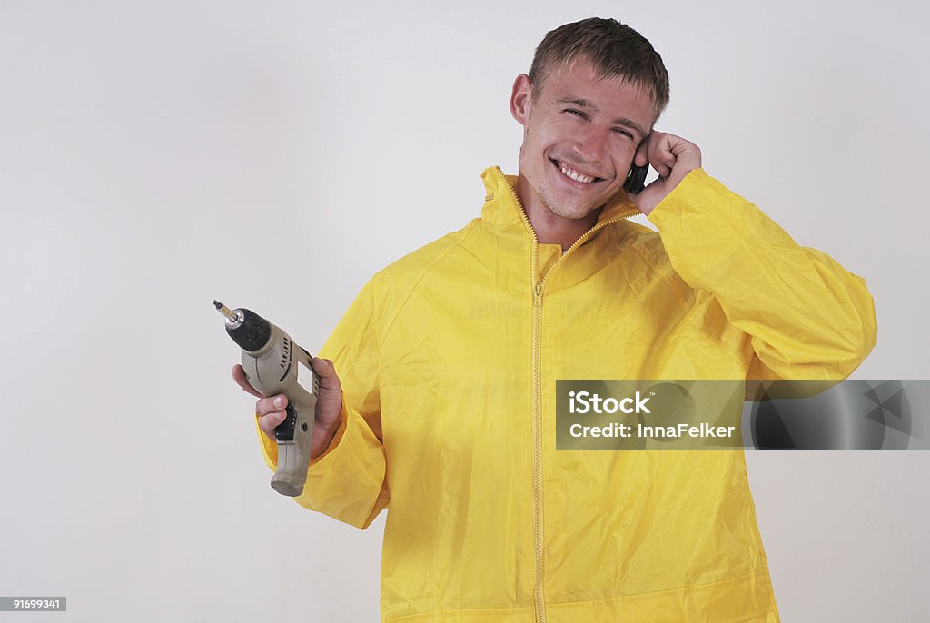 Trabajador sonriente - Foto de stock de Adulto libre de derechos