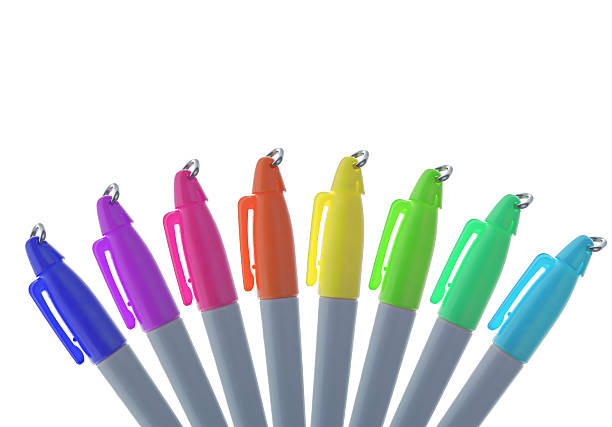 istock Collection of colored markers 91700117