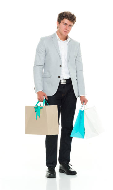 hombre muy bien vestido con bolsas de compras - 13576 fotografías e imágenes de stock