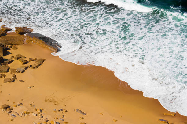 istock aerial view of sandy beach 917008576