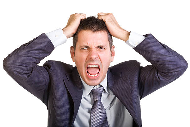 This job is killing me!!! stock photo