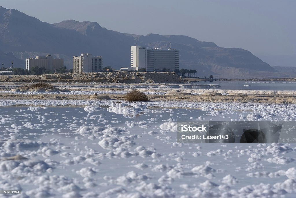 Vista del Mar Morto - Foto stock royalty-free di Acqua