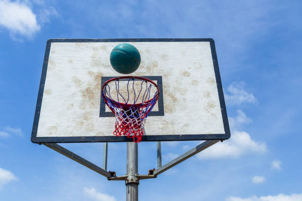 istock Basketball Board Net Ball Outdoors 917020048