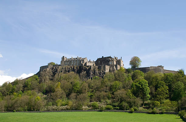 Stirling Castle, Scotland on a summer day. stock photo