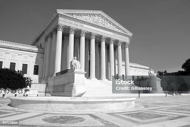Us Supreme Court Stock Photo - Download Image Now - American Culture, Architectural Column, Architecture