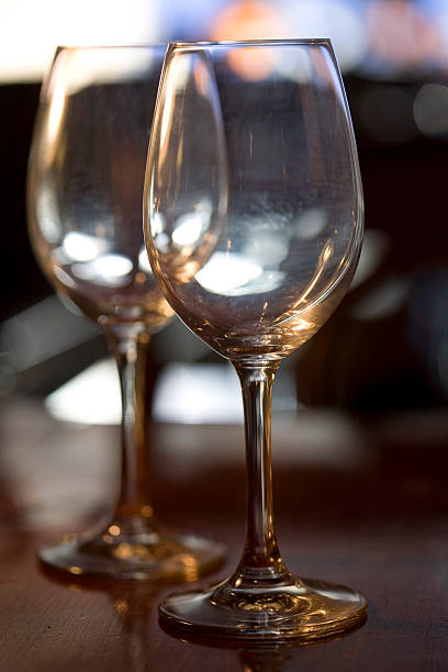 istock Pair of wine glasses 91702856