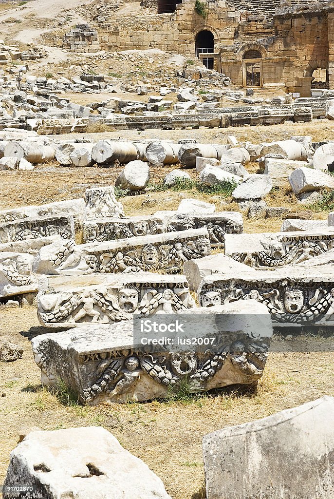 Hierapolis, Turquia. - Royalty-free Antigo Foto de stock