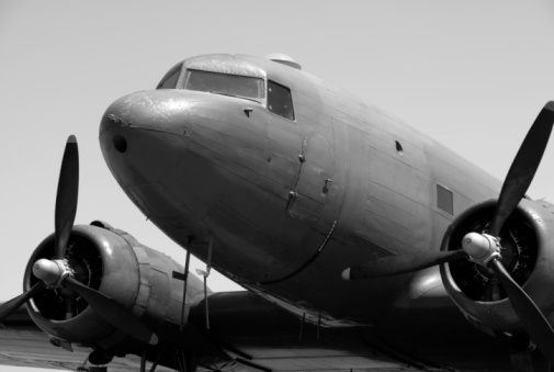 A vintage B-17 at an airshow at the Port Angeles airport