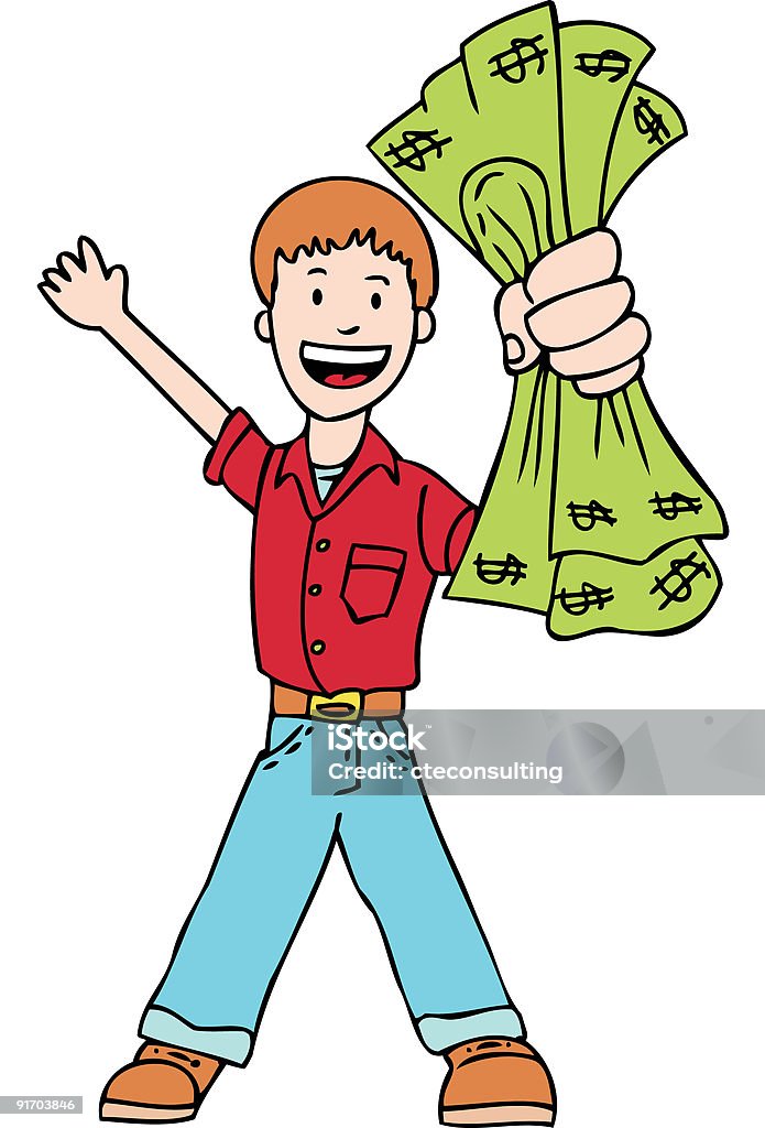 Got Cash Boys stock illustration Got Cash Boys stock illustration