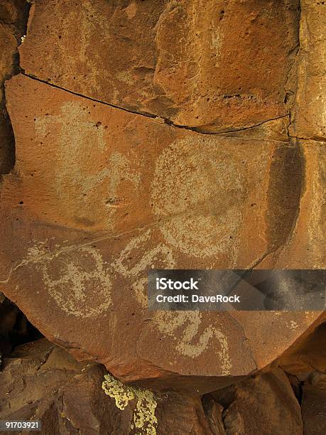 Rock Art Of Nampaweep Stock Photo - Download Image Now - American Culture, Anasazi Culture, Ancient